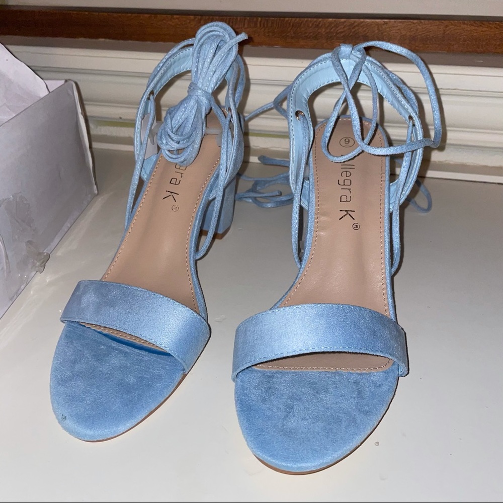 Light Blue Heels